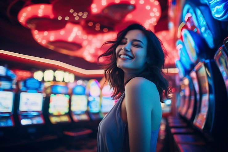 Tangkapan layar aplikasi oke 4d di perangkat Android menampilkan dashboard utama dengan permainan kasino dan opsi sportsbook