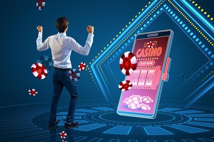 Antarmuka permainan multi-kategori oke 4d menampilkan sepak bola, slot, dan kasino langsung